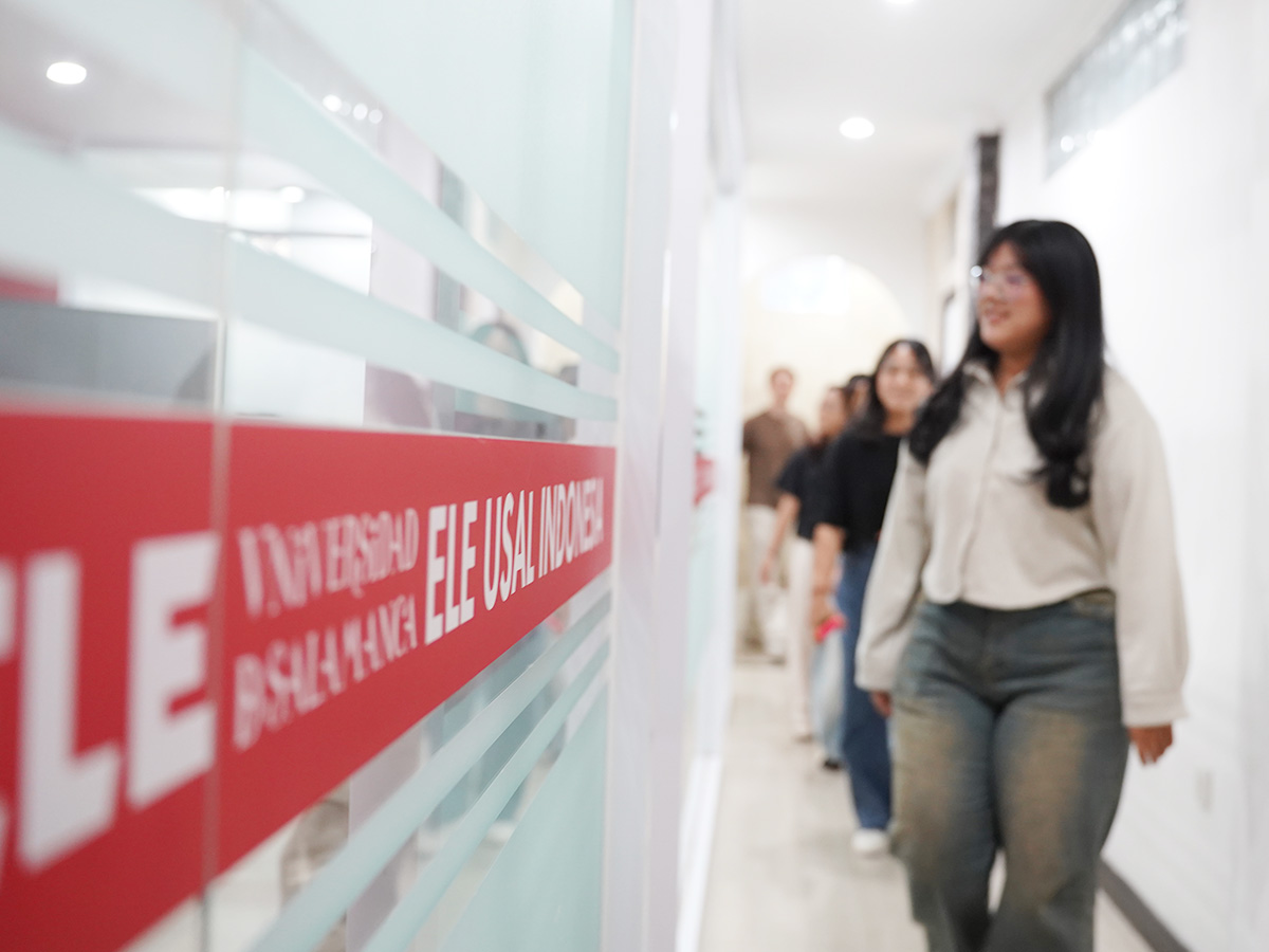 Learning space at ELE USAL Indonesia in Denpasar