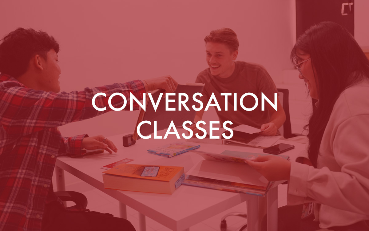 Teacher-led Spanish conversation class with international learners